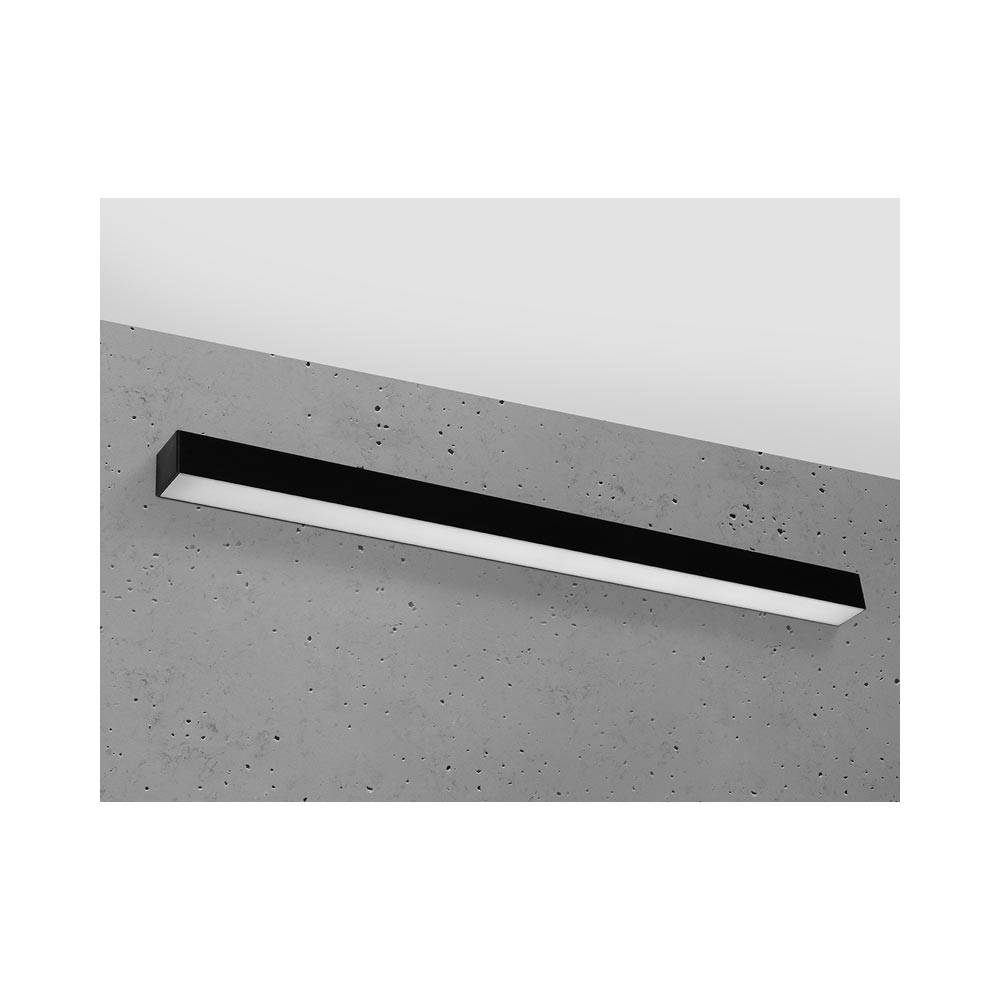 Aplique de pared PINNE LED 95 negro, 31W - XauenBatt Iluminación