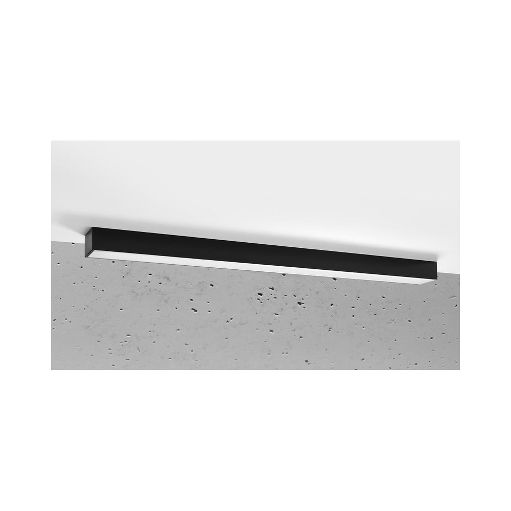 Aplique de techo PINNE LED 95 negro, 31W - XauenBatt Iluminación