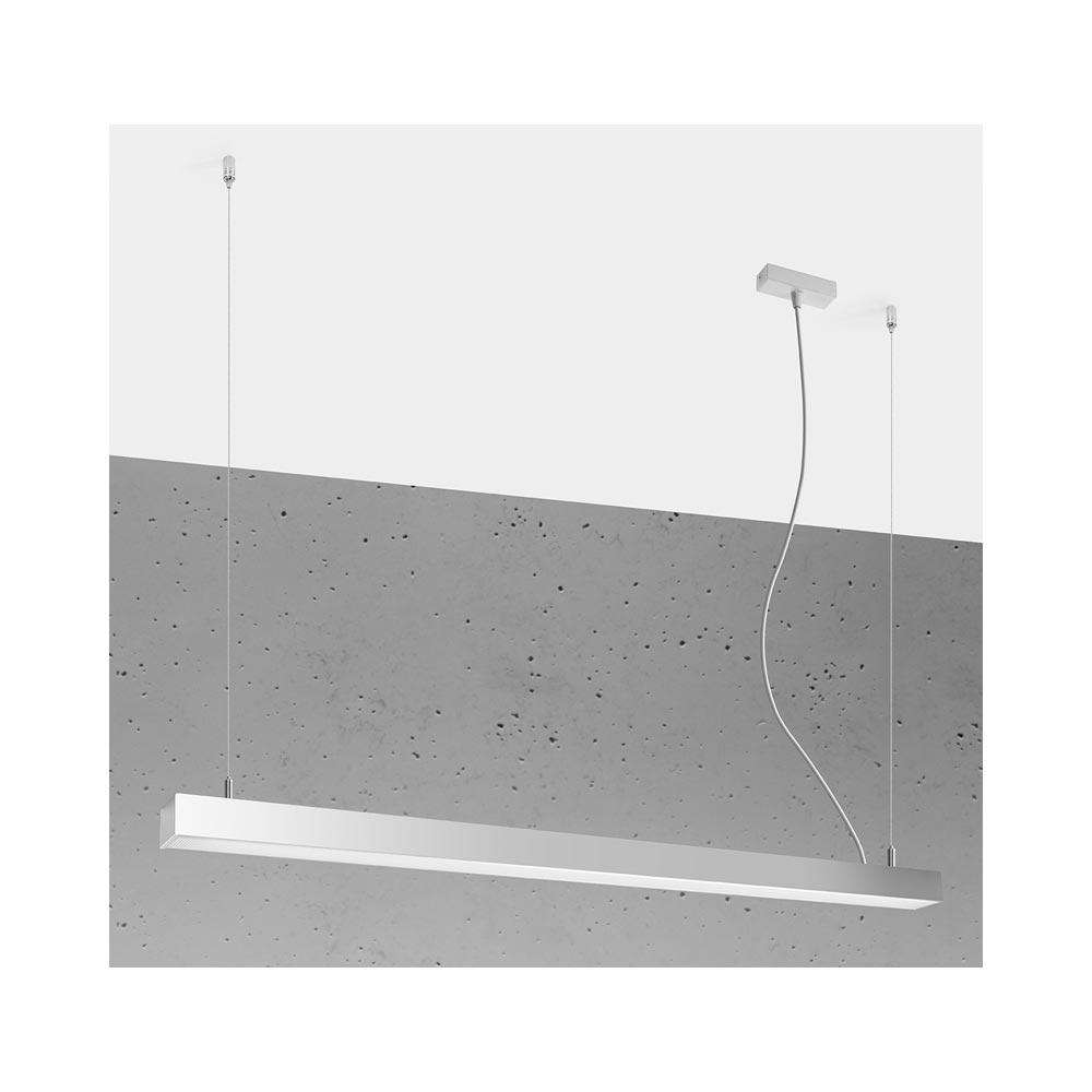 Lámpara de techo PINNE LED 115 gris, 31W - XauenBatt Iluminación