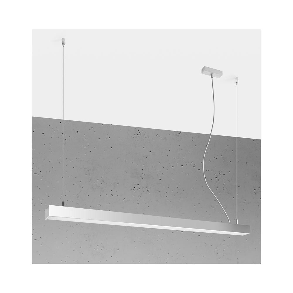 Lámpara de techo PINNE LED 115 gris, 31W - XauenBatt Iluminación
