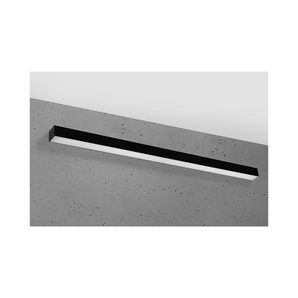 Aplique de pared PINNE LED 115 negro, 31W - XauenBatt Iluminación