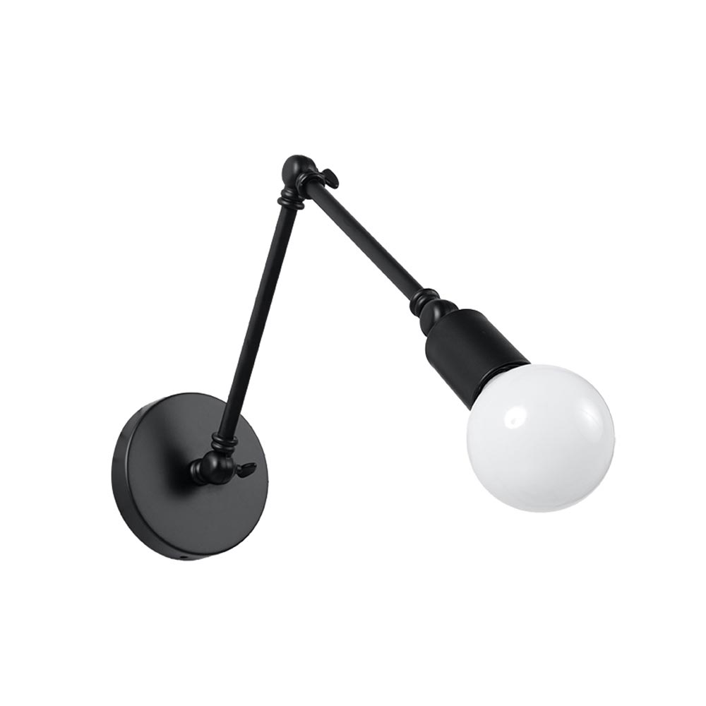 Aplique de pared STARK negro, E27 - XauenBatt Iluminación