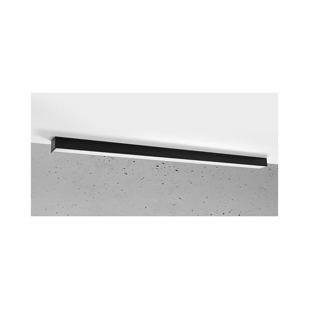Aplique de techo PINNE LED 115 negro, 31W - XauenBatt Iluminación