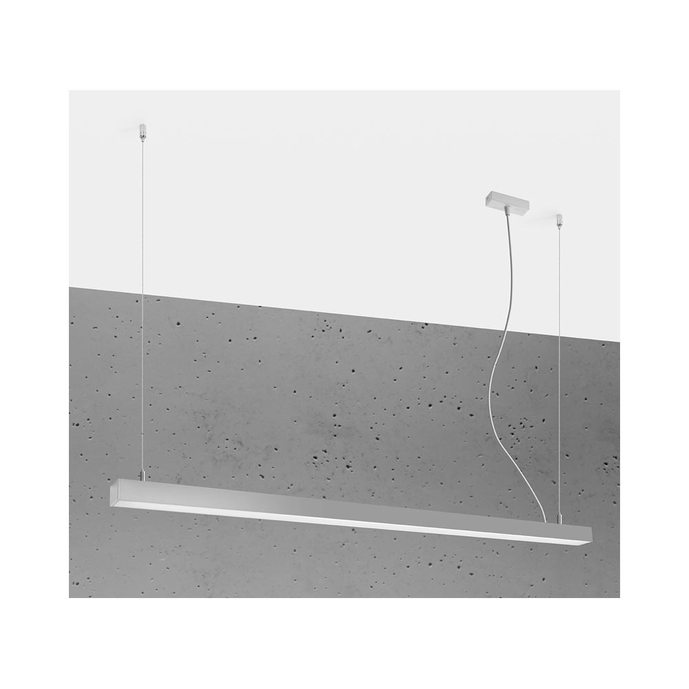 Lámpara de techo PINNE LED 145 gris, 31W - XauenBatt Iluminación