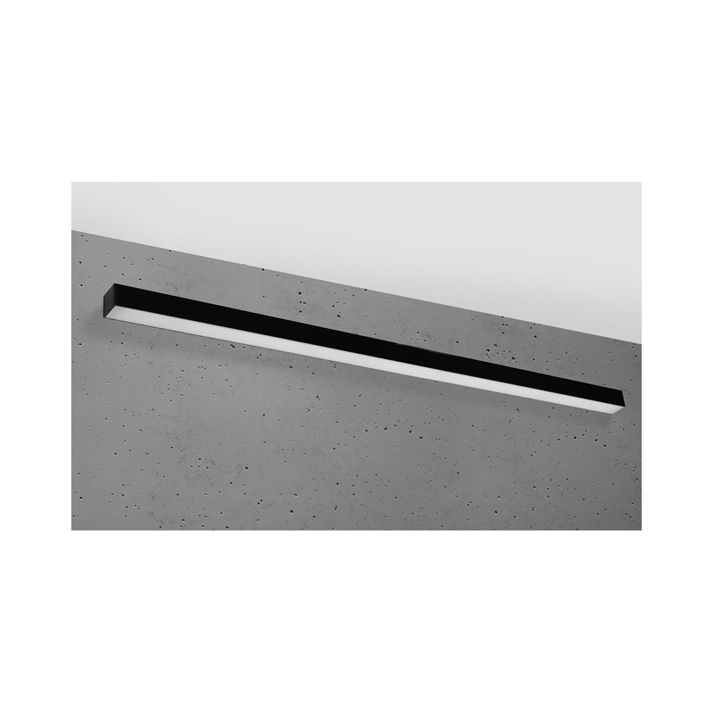 Aplique de pared PINNE LED 145 negro, 31W - XauenBatt Iluminación
