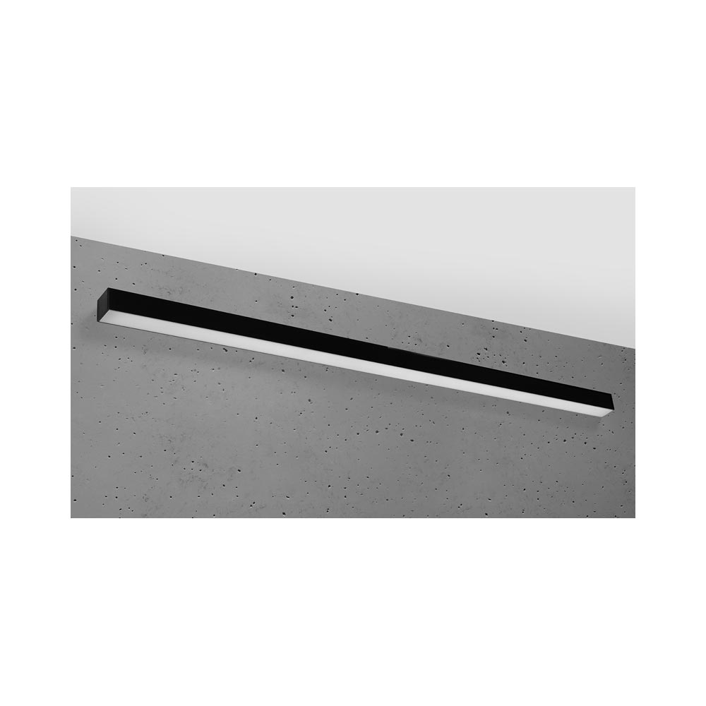 Aplique de pared PINNE LED 145 negro, 31W - XauenBatt Iluminación